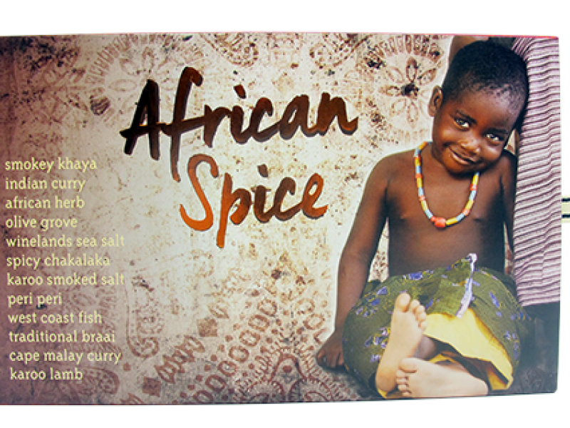 AFRICAN SPICES SLIDE BOX